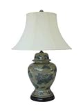Best Quality Price Value - 32" Large Ming Ceramic Ginger Jar Porcelain Table Lamp - JCO-X922