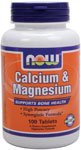 Calcium & Magnesium by NOW Foods - Minerals (500 mg - 100 Tablets)