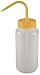 Wash Bottle, Standard Spout, 16 oz., Yellow