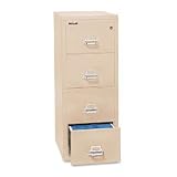 Insulated File Cabinet,4 Drawer,17-3/4'x31-1/2'x52-3/4',PHT