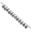 Sterling Silver 12 Saints Bracelet with 20 inch Sterling Silver chain
