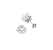 Sterling Silver Round Earrings - Stamping - 2 mm