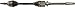 A1 Cardone 60-5391 Remanufactured CV Drive Axle, 1 Pack