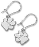 Ohio Bobcats 3/8 Paw Dangle Earrings - Sterling Silver Jewelry