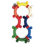 Hess-Spielzeug 11192 - Motorik-Holzrassel,  8
