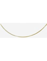 2mm Round Omega Necklace 20"
