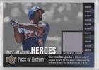 2002 UD Piece of History Tape Measure Heroes Jersey #CD - Carlos Delgado