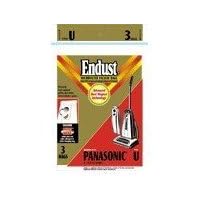 Type U, U-3, and U-6 Panasonic Vacuum Cleaner Replacement Bag (3 Pack)