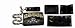 Lowrider Motor Car Magazine - Black Leather Wallet w/chain