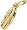 Pickle Charm, Gold Plated Silver