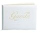Wedding Guest Registry Book Trimmed In Gold Beautiful For Weddings, Anniversaries, And Functions Wedding Guest Registry Book Trimmed In Gold Beautiful For Weddings, Anniversaries, And Functions