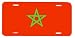 Morocco Moroccan Flag Vanity Auto License Plate
