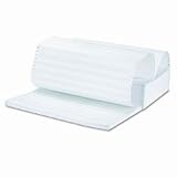 Universal Green Bar Computer Paper, 18lb, 14-7/8 x 8-1/2, Perforated Margins, 2800 Sheets
