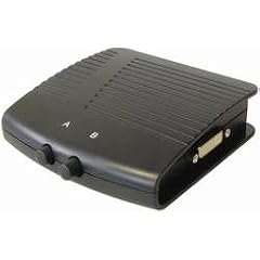 DVI 2fach-Umschalter 2x DVI Kupplung 24+5pol. auf DVI Kupplung 24+5pol.