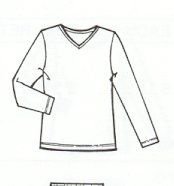Buy Cuddl Duds Microwear Plus Size V Neck Top – p9579x