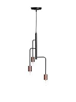 HOME FURNITURE Lámpara De Suspensión Negro/Cobre