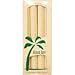 Cream Candle 9 Taper - Distinguish your home naturally with the Palm Tapers, 4 PACK., (Aloha Bay)