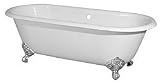 Randolph Morris Cast Iron Clawfoot Tub LG66DE0WDIW White Imperial Feet