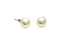 AAA 8.5-9mm White Freshwater Cultured Pearl Earrings