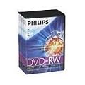 Philips DVD-RW 4.7GB 120min 1-2 x Speed, Slim Video Box (10 Pack) (PH10DVD-RW2XSL)