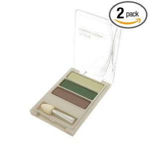 Almay intense i-color Powder Shadow Trio For Greens, 0.13-Ounce Packages (Pack of 2)