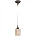 Mineral Series Mini Pendant in Painted Bronze