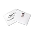 Badge Holder Kits, Top Load, 2-1/4 x 3-1/2, White, 50/Box