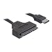 DELOCK Kabel eSATAp > SATA 22pin 6.4cm 2.5Z 8.9cm 3.5Z 0,5m