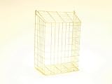 Kitchen & Housewares : Gardeco Letter Cage Brass Colour 35X30X16cm