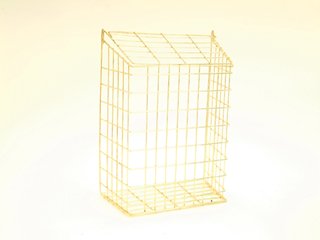 Childrens Toyshop  Outdoor Living : Gardeco Letter Cage Brass Colour 35X30X16cm