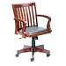Kitchen & Housewares : Boss Banker'S Chair Cherry Finish