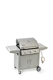 3 Burner Barbecue Ss Roasting Hood