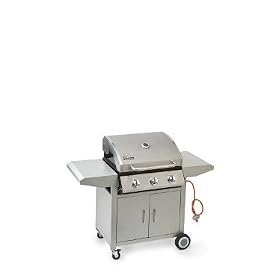 3 Burner Barbecue, S/S Roasting Hood
