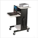 Balt, Inc. Cart,Presentation,3 Shelves,25'Cord,18x30x40-1/4,Black BLT89759