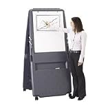 Easel, 2-Sided,35Wx37Lx73H, Charcoal Gray ICB30137