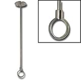 24 Ceiling Support - Polished Chrome