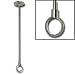 28" Ceiling Support - Polished Chrome