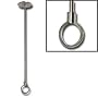 28" Ceiling Support - Polished Chrome
