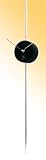 Black Mod Era Black Pendulum Wall Clock