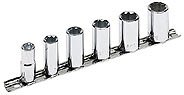 Armstrong 15-395 6pc 3/8 Drive 8pt Fractional Deep Socket Set