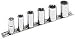 Armstrong 15-395 6pc 3/8 Drive 8pt Fractional Deep Socket Set