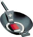 Joyce Chen J22-0040 Pro Chef 14 Inch Flat Bottom Wok with Excalibur&reg; Non-stick coating