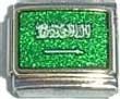 Clearly Charming Saudi Arabia Flag Italian Charm Bracelet Link