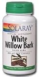 White Willow Bark 400 mg By Solaray - 100 Capsules