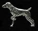 pointer2 - Pewter German Shorthair Pointer Pin