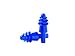 Howard Leight by Honeywell R-01521 Airsoft Corded Multiple-Use Ear Plugs, Blue, 2-Pair
