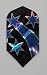 3 sets SHOOTING STARS Holographic Slim flights