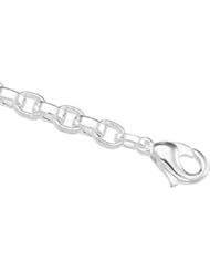 6.75 mm Flat Cable Chain Sterling Silver 7 Inch Ch354