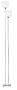 Eglo 82006A Cello 2 Light Floor Light Fixture, Nickel/Frosted Opal