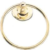 POLISHED BRASS TOWEL RING